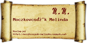 Moczkovcsák Melinda névjegykártya